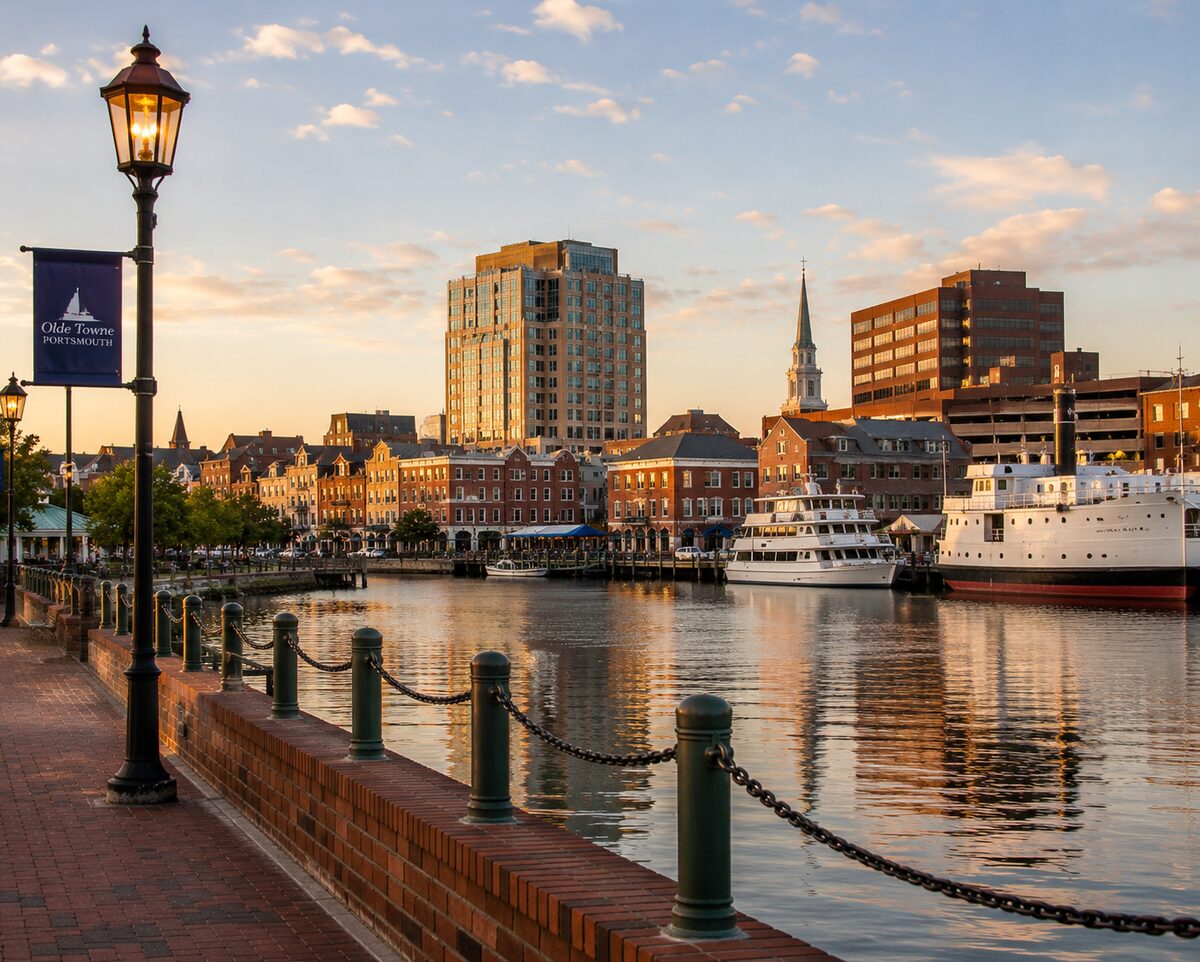 Olde Towne Portsmouth, VA waterfront