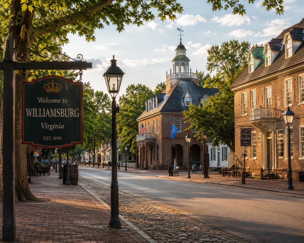 Colonial Williamsburg, VA historic street